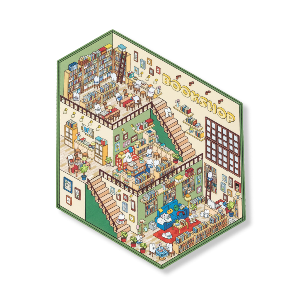 Three-Story Supermarket