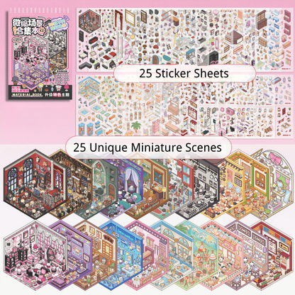 Miniature Bedroom Scene Collection 4.0